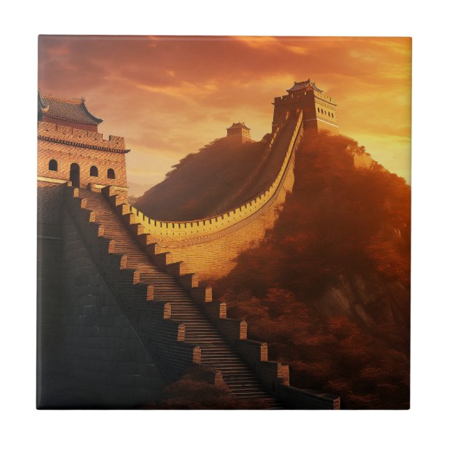 Muro de excelente da China Sunset - Majestoso (Frente)