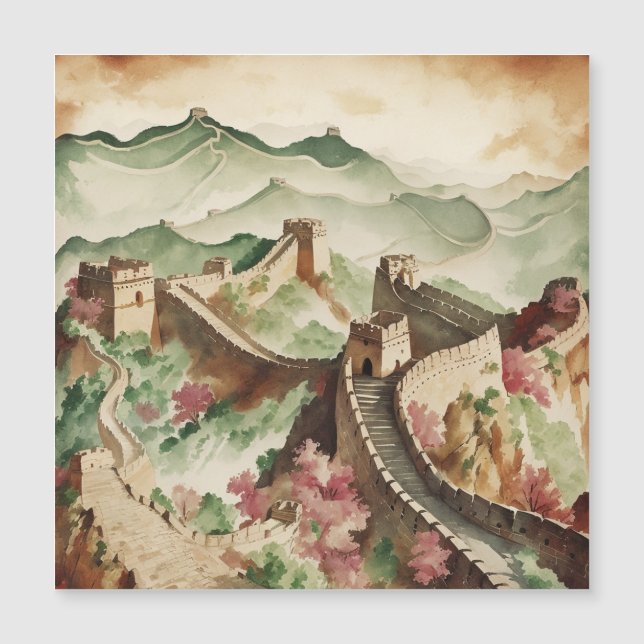 Muro de excelente da China Vintage Magnetic Card (Frente)