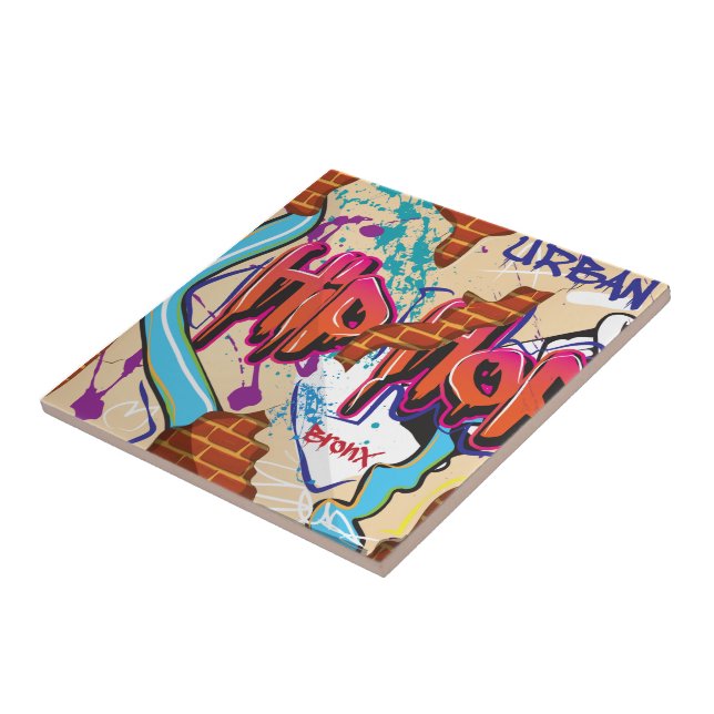 Muro de Grafite Urbano Hip Hop. (Lateral)