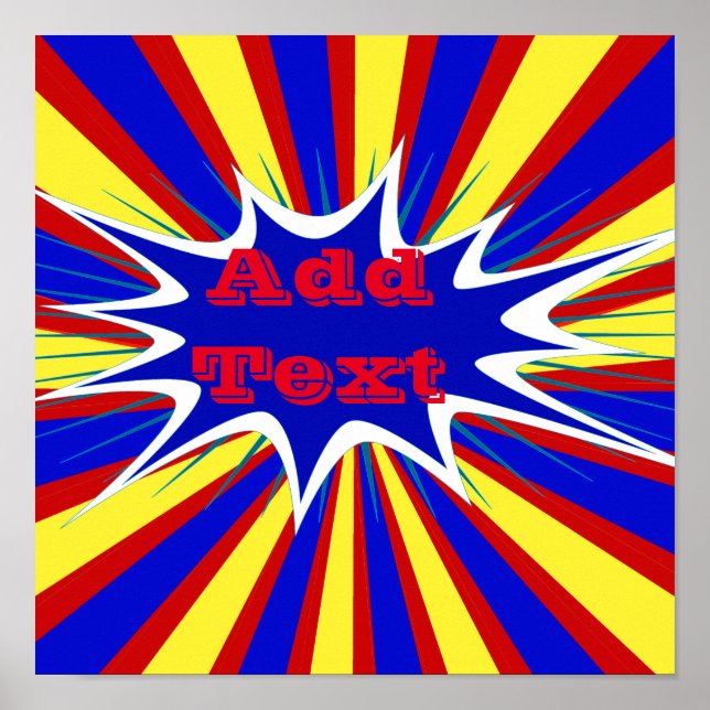 Muro de Poster de Super Herói Personalizado da rev (Frente)