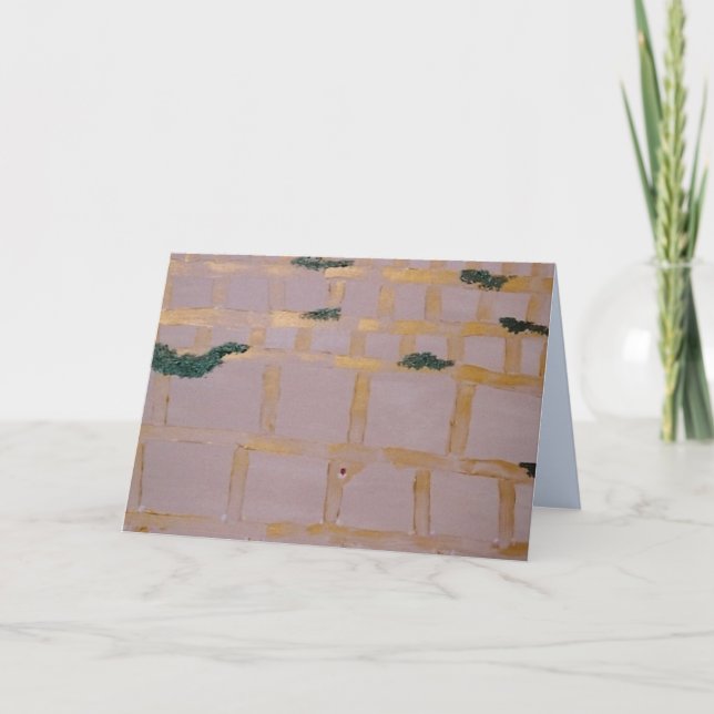 Muro Ocidental de Jerusalém יִ שְׂ רָ אֵ ל cartão  (Frente)