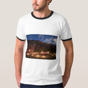 Murugi Veste Camiseta Básica de Ringer Masculina