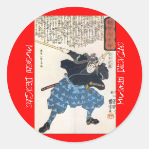Musashi projeta a etiqueta de Musashi