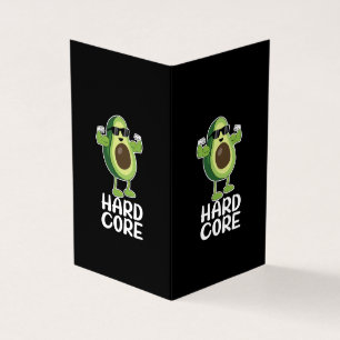 Muscular Hardcore Avocado Funny