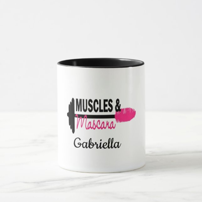 Músculos & caneca personalizada rímel da malhação (Centro)