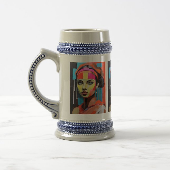 Muse in Color - Art Beer Stein (Esquerda)