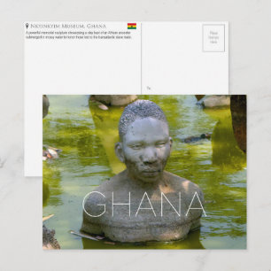 Museu Nkyinkyim, cartão postal de viagem de Gana