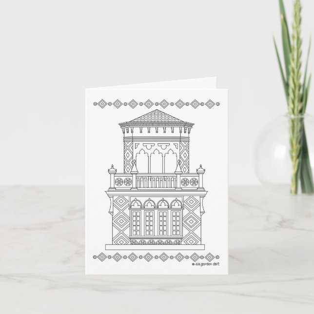 Museu Ringling Ca'd'Zan - Cartão em Branco (Frente)