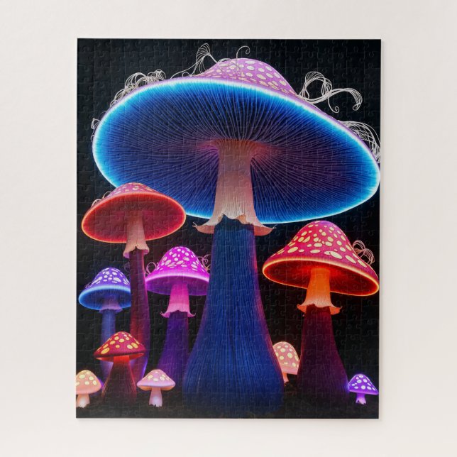 Mushroom Art Quebra-cabeça (Vertical)