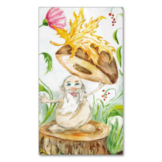 "Mushroom Boletus". Cartões de visita com Ímã