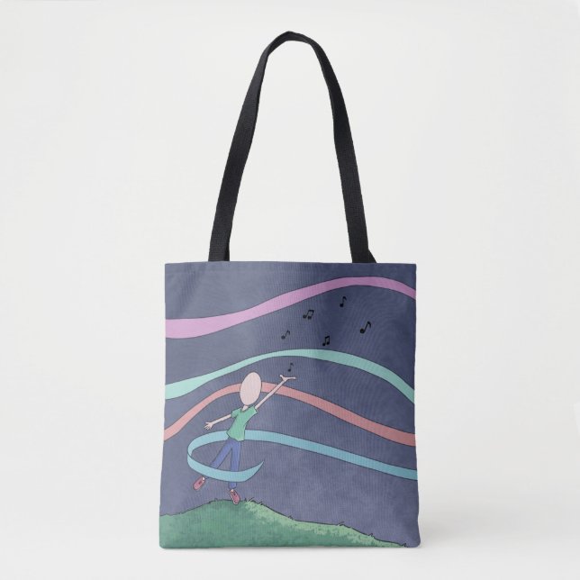 Music and Melody Tote Bag (Frente)