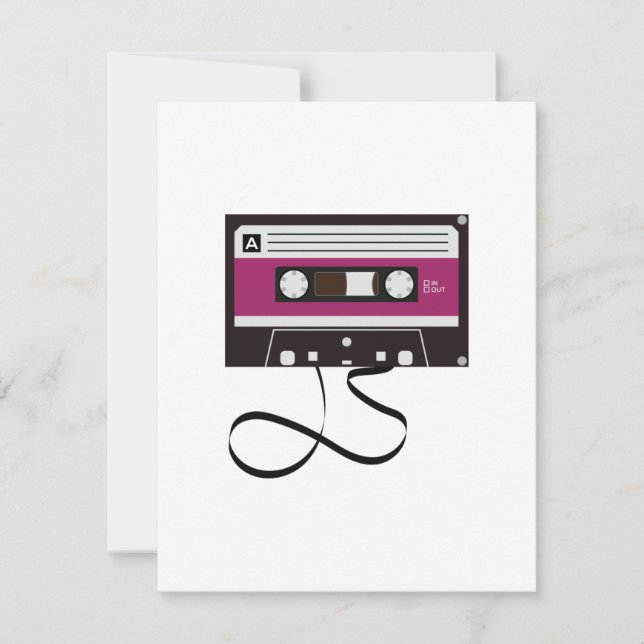 Music Classic Cassette Vintage Retro 1980s (Frente)