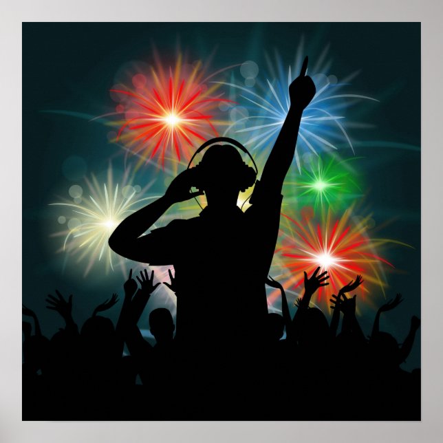 Music DJ poster (Frente)