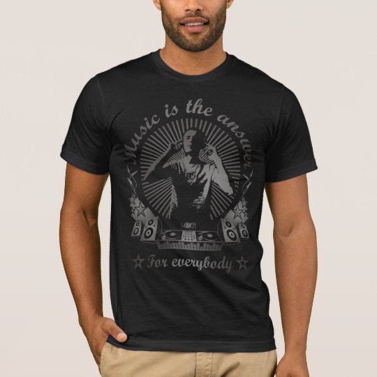 Music is the answer 01 camiseta