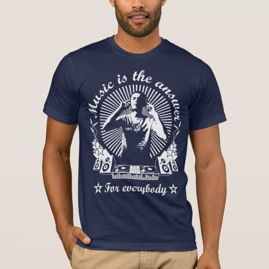 Music is the answer 02 camiseta