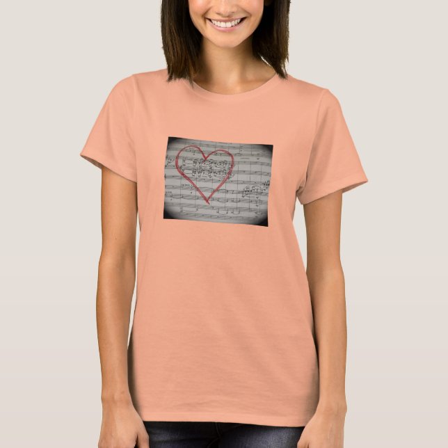 Music Lovers - Camisa de senhoras (Frente)