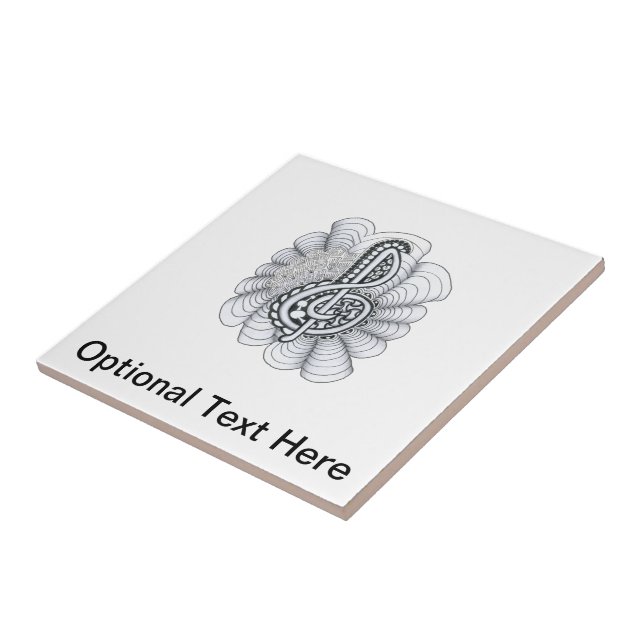 Music Lovers Treble Clef Design (Lateral)