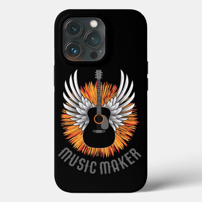 Music Maker (guitar player) Case-Mate iPhone Case (Verso)