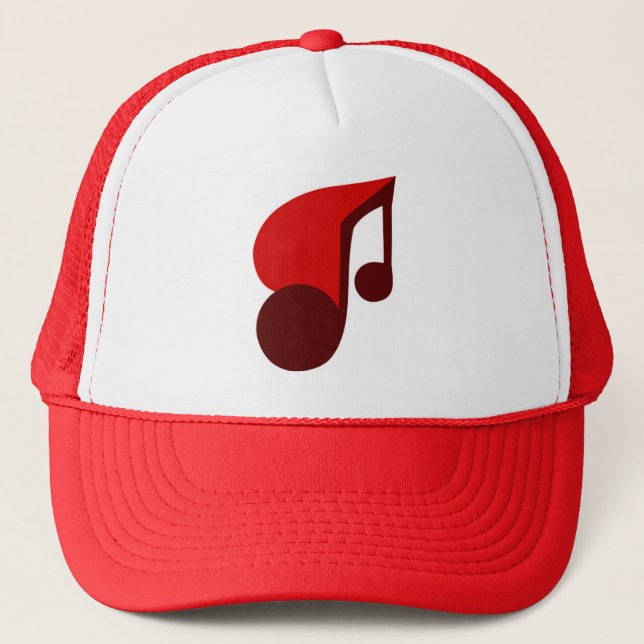 Music Note Baseball Hat - Bonés - Unisex Hats (Frente)
