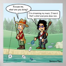 Music Streaming Engraçado Poster