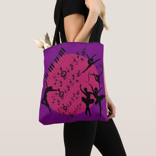 Music Tote Bag (Close Up)