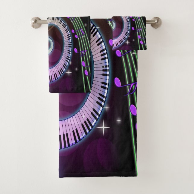 Música 1 grupo de toalha do banheiro (Insitu)