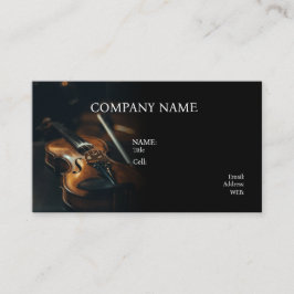 MÚSICA BÁSICA DE MODELO CARTÃO DE VISITA, VIOLINA