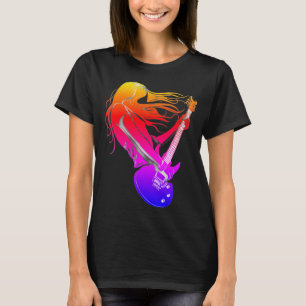 música camiseta jazz guitarra bronze