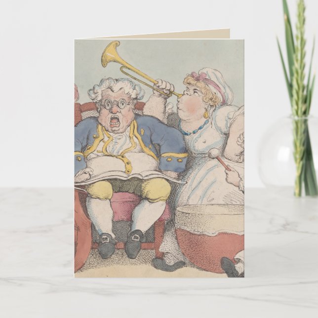 Música - Cartão de Boas-vindas Dobrado (Frente)