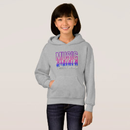 Música Conecta Pessoas | Crianças Pullover Hoodie