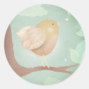 Música de pássaros - adesivos