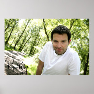 Música de Ryan Kelly - poster "assinado" - árvor