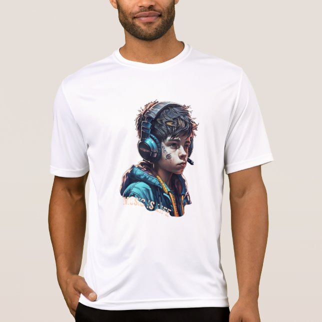 Música é a camiseta Life (Frente)