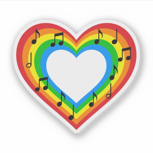 Música é Adesivo de Amor (Frente)