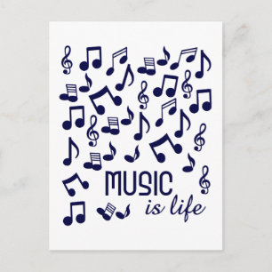 Música é Cartão postal Life
