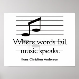 Música fala - impressão artística
