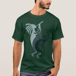 Música Kokopelli Abaixa Camisa Verde