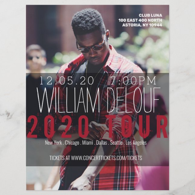 Música, Livro, Tour, Banda, Autor Flyer (Frente)