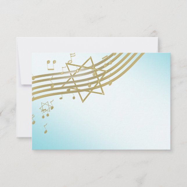 Música na resposta do Air Bat Mitzvah (Frente)