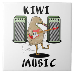 Música neozelandesa Kiwi tocando violão