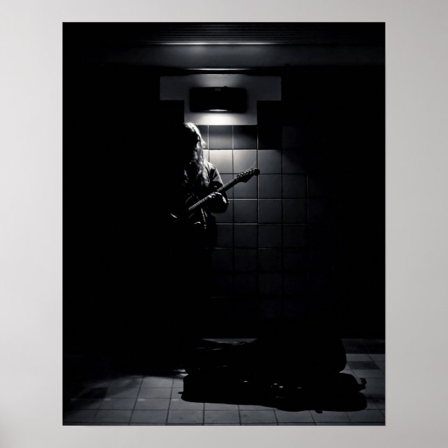 Música no Metrô Toronto Canadá Posters (Frente)
