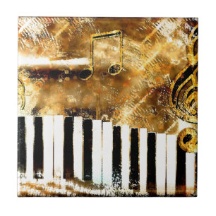 Música & notas elegantes do piano