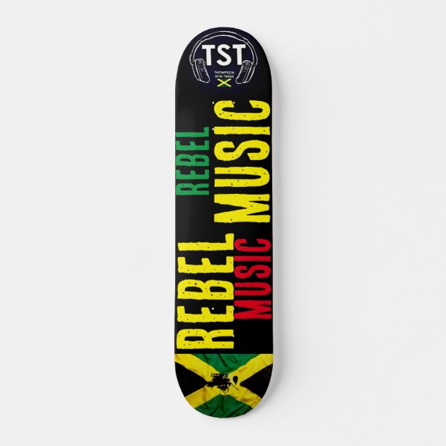 MÚSICA REBELDE JMT (JAM) Skateboard (Frente)