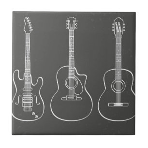 Música retro do grunge do trio da guitarra