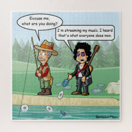 Música Streaming Funny Pun Jigsee Quebra-cabeça