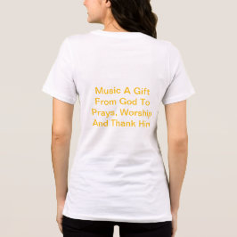 Música Um presente de Deus preza, Culto e Obrigado