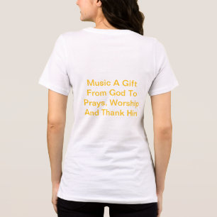 Música Um presente de Deus preza, Culto e Obrigado