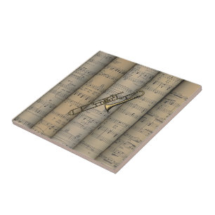 Musical rolado ~ do ~ do fundo da partitura do