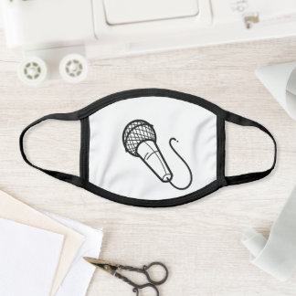 Músico de Microfone Cantor