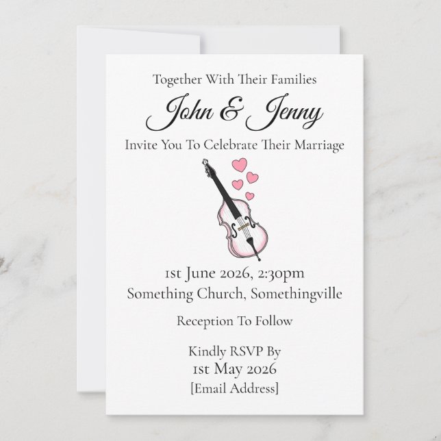 Músicos de Assassinato de Convite de Bassagem Dupl (Frente)